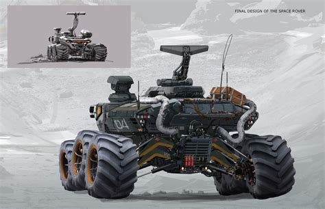 Space Rover, Longque Chen | Futuristic cars, Concept cars, Sci fi concept art