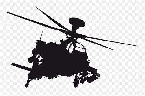 Boeing Ah 64 Apache Helicopter Mi 2 Wall Decal Sticker - Ah 64 Apache Silhouette Clipart ...