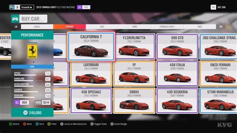 Coolest Cars In Forza Horizon 4 ~ Horizon Forza Alpinestars Pack Cars ...