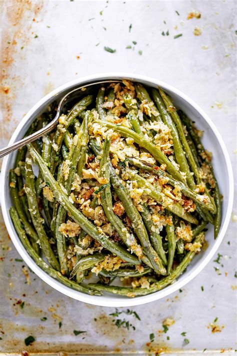 Garlic Parmesan Roasted Green Beans | Parmesan green beans, Parmesan green bean recipes, Roasted ...