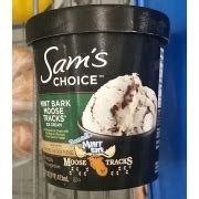 Sam's Choice Ice Cream, Mint Bark Moose Tracks: Calories, Nutrition Analysis & More | Fooducate