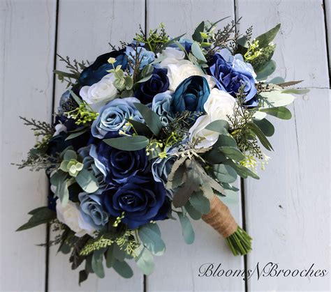 Navy Blue Flowers For Weddings