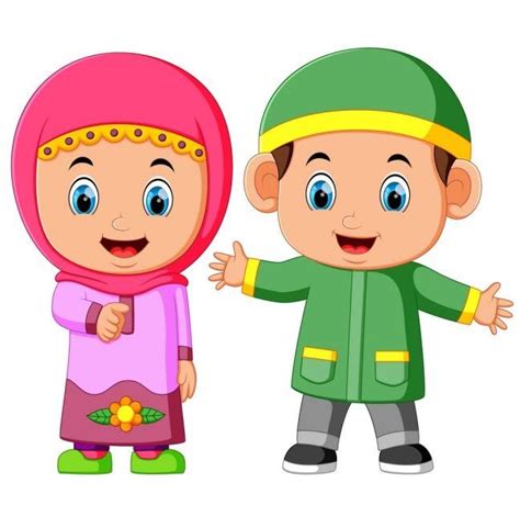 Detail Gambar Kartun Anak Muslim Sekolah Koleksi Nomer 6