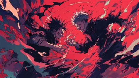 Satoru Gojo x Sukuna HD Jujutsu Kaisen Epic Art Wallpaper, HD Anime 4K ...