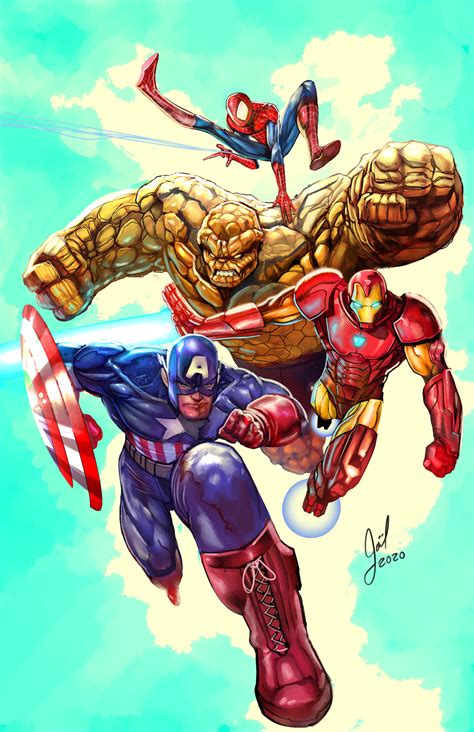 ArtStation - Marvel Superheroes Fan Art