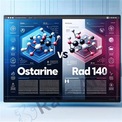 Ostarine vs RAD 140: Which SARM is Right for You?