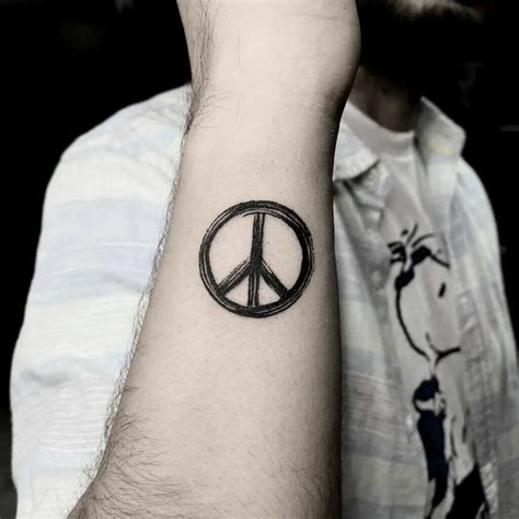 Amazing Peace Sign Tattoo Ideas To Inspire You in 2024