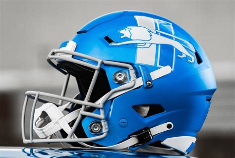 Detroit Lions Unveil New Blue Alternate Helmet