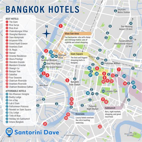 BANGKOK HOTEL MAP