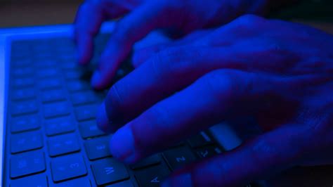 Computer Hacker Typing On Pc Keyboard Stock Footage SBV-347477032 - Storyblocks