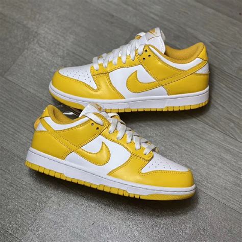 Check Out the Nike Dunk Low WMNS "White/Yellow" - KLEKT Blog