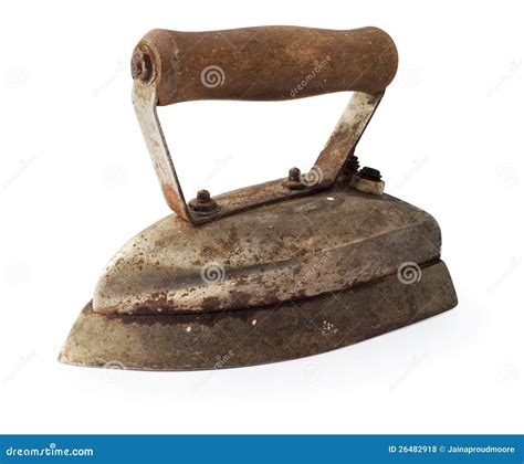 Old vintage iron stock photo. Image of metal, ancient - 26482918