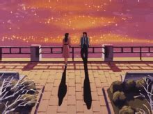 Anime Sunset GIF - Anime Sunset - Discover & Share GIFs