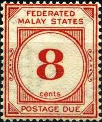 Federated Malay States 1924 - Postage Due Stamps - Stamps of the World