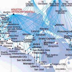 United Airlines route map - Asia Pacific