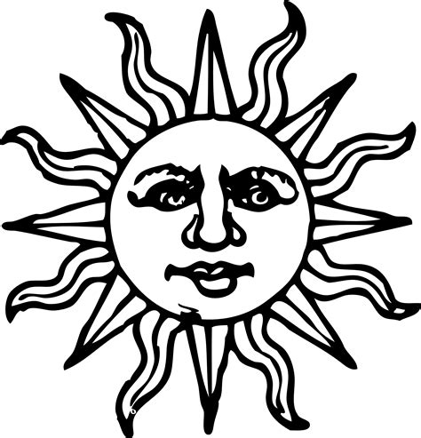 Free Sun Black And White, Download Free Sun Black And White png images, Free ClipArts on Clipart ...