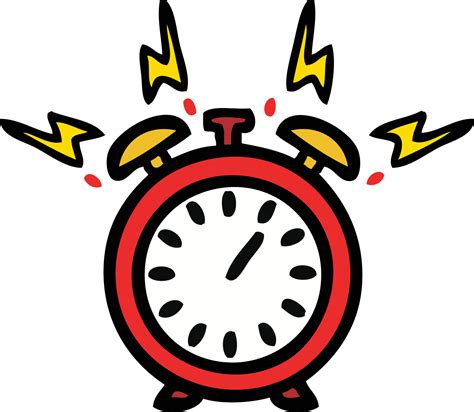 cute cartoon ringing alarm clock 8647615 Vector Art at Vecteezy