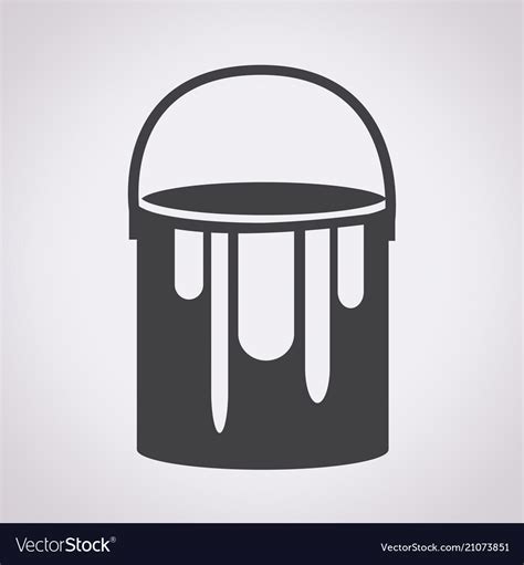 Paint can icon Royalty Free Vector Image - VectorStock