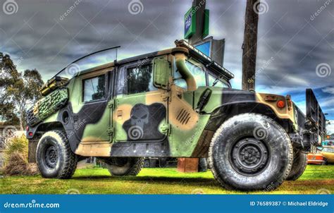 American military Humvee editorial photography. Image of show - 76589387