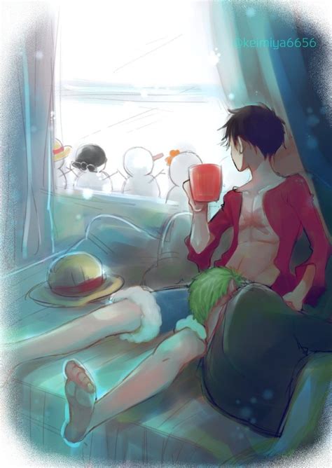 Zoro X Luffy Kiss Parejas De Anime Luffy Dibujos De Anime | Images and Photos finder