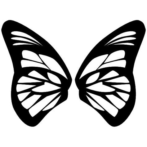 Butterfly Wings Black And White Clipart ClipArt Best, 40% OFF