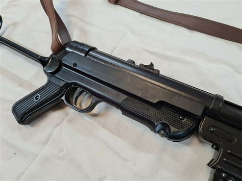 REPLICA WW2 GERMAN MP40 SEMI AUTOMATIC MACHINE PISTOL GUN BY DENIX | JB Military Antiques