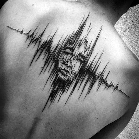 30 Soundwave Tattoo Designs For Men - Acoustic Ink Ideas