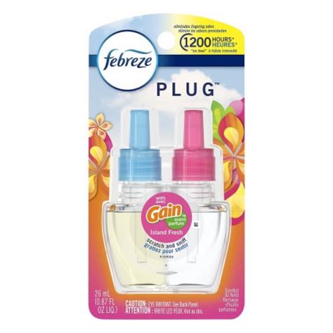 Febreze Plug™ Gain Island Fresh Scented Oil Refills, 2 ct / 0.87 fl oz - Harris Teeter