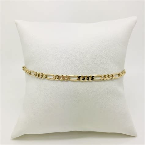 Figaro Chain Bracelet - Jewelers Loupe St George, Utah