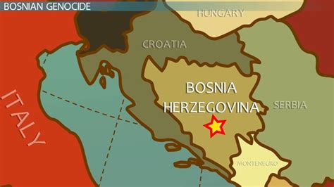 Bosnian Genocide Map