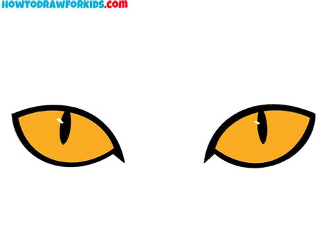 How to Draw Cat Eyes Easy - Easy Drawing Tutorial For Kids