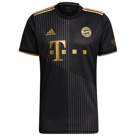 adidas FC Bayern Munich 21/22 Away Shirt Black | Goalinn