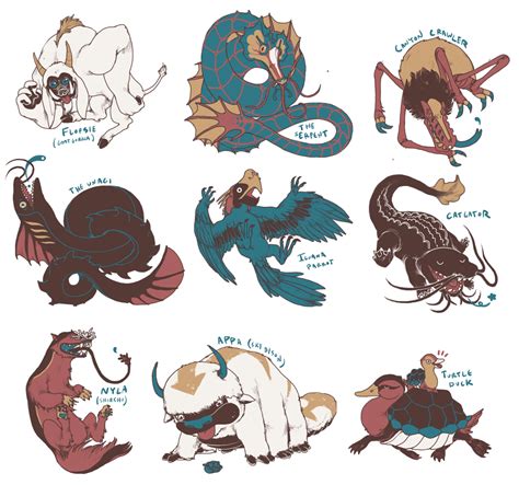 AVATAR ANIMALS STICKER PACK on Storenvy