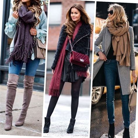 Winter Scarf Outfits