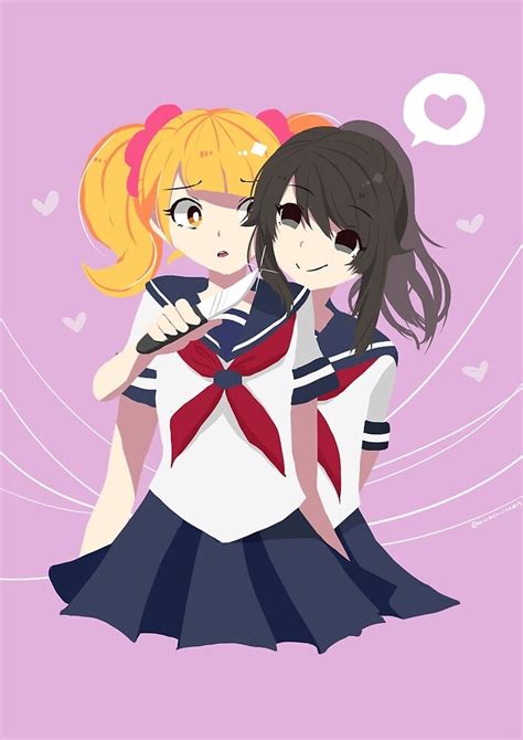 "Ayano and Osana" by Aya Chii | Redbubble