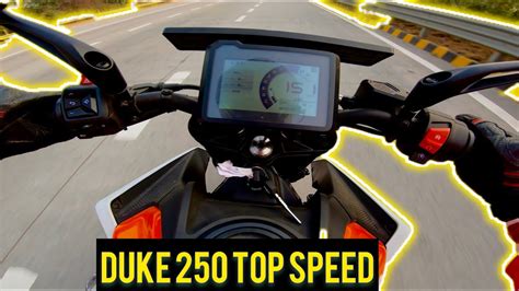 KTM Duke 250 Top Speed and Highway Riding | Super Stable and Lightweight Lowest Speed in Each ...