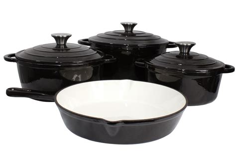 7 Piece Black Cast Iron Cookware Set | Shop Today. Get it Tomorrow! | takealot.com