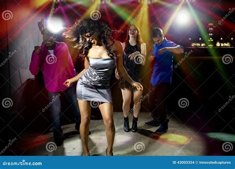 People Dancing In A Bar Or Nightclub At A Party Royalty-Free Stock Photo | CartoonDealer.com ...