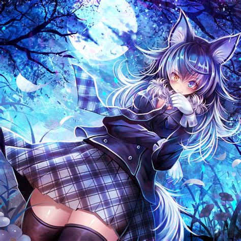 Anime Wolf Girl Blue Hair – arthatravel.com