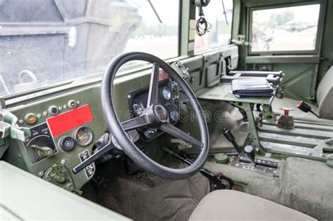 Military vehicle interior stock photo. Image of speedometer - 40757174