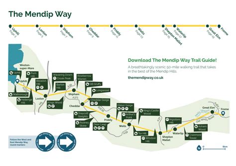 The Mendip Way - Mendip Hills National Landscape