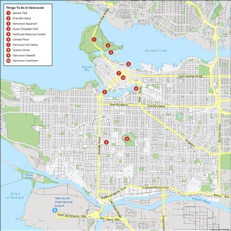 Vancouver Map, Canada - GIS Geography