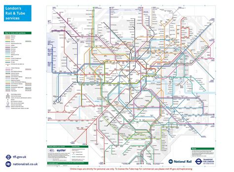 London train station map - Map of London train stations (England)