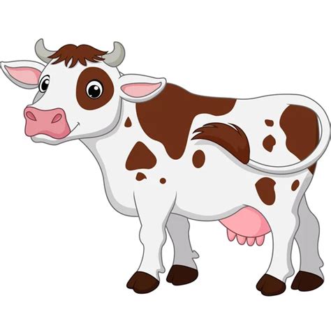 Happy cartoon cow — Stock Vector © dreamcreation01 #126355884