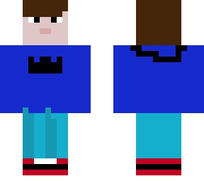 Boy with among us drip shoes | Minecraft Skin