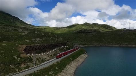 Train Switzerland Mountains Aerial - Free video on Pixabay