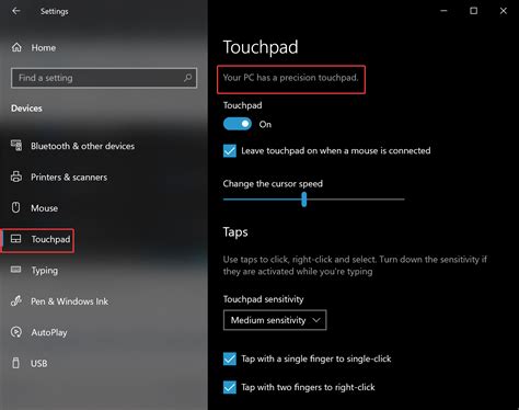 How to Customize Precision Touchpad Settings on Windows 10? | Gear Up ...