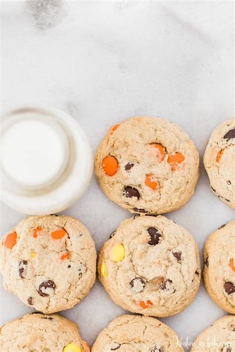 Reese's Pieces Cookies | Kristine in Between