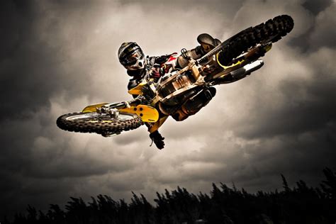 White black and yellow motocross bike wallpaper, dirt bikes, motorcycle ...