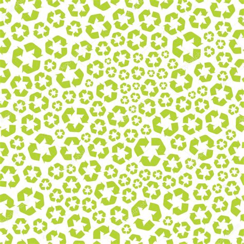 Seamless recycle background. Vector collection Stock Vector Image by ...